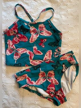 Hanna Andersson 2-Piece Butterfly Tankini 8